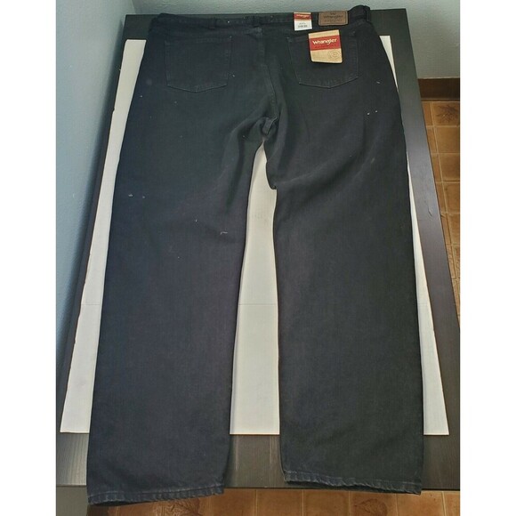 Wrangler Jeans Authentics Classic 5-Pocket Regular Fit Jean Black Mens 46X32 NWT - Picture 10 of 12